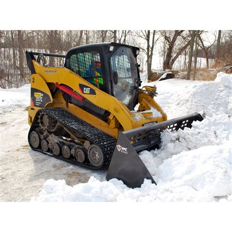 skid steer snow bucket attachment